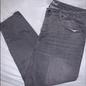 universal thread grey wash jeans
